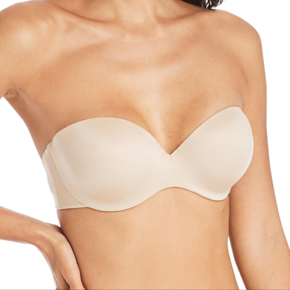 Maidenform Love The Lift Strapless Multi Way Bra 34C Beige NWT